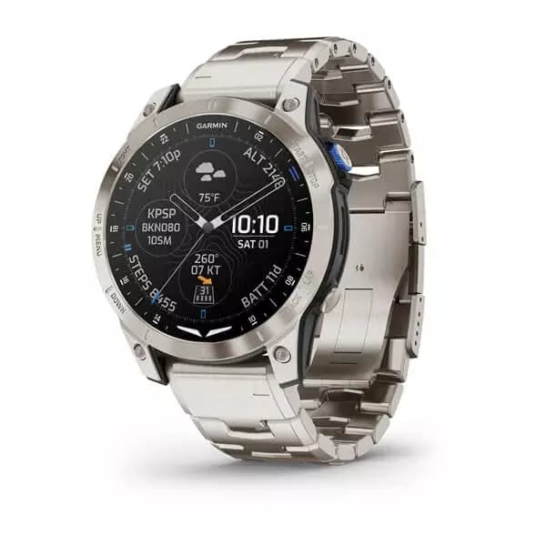 GARMIN D2 Mach 1 - 47 mm AMOLED Titanium Bracelet — купить Garmin в Москве