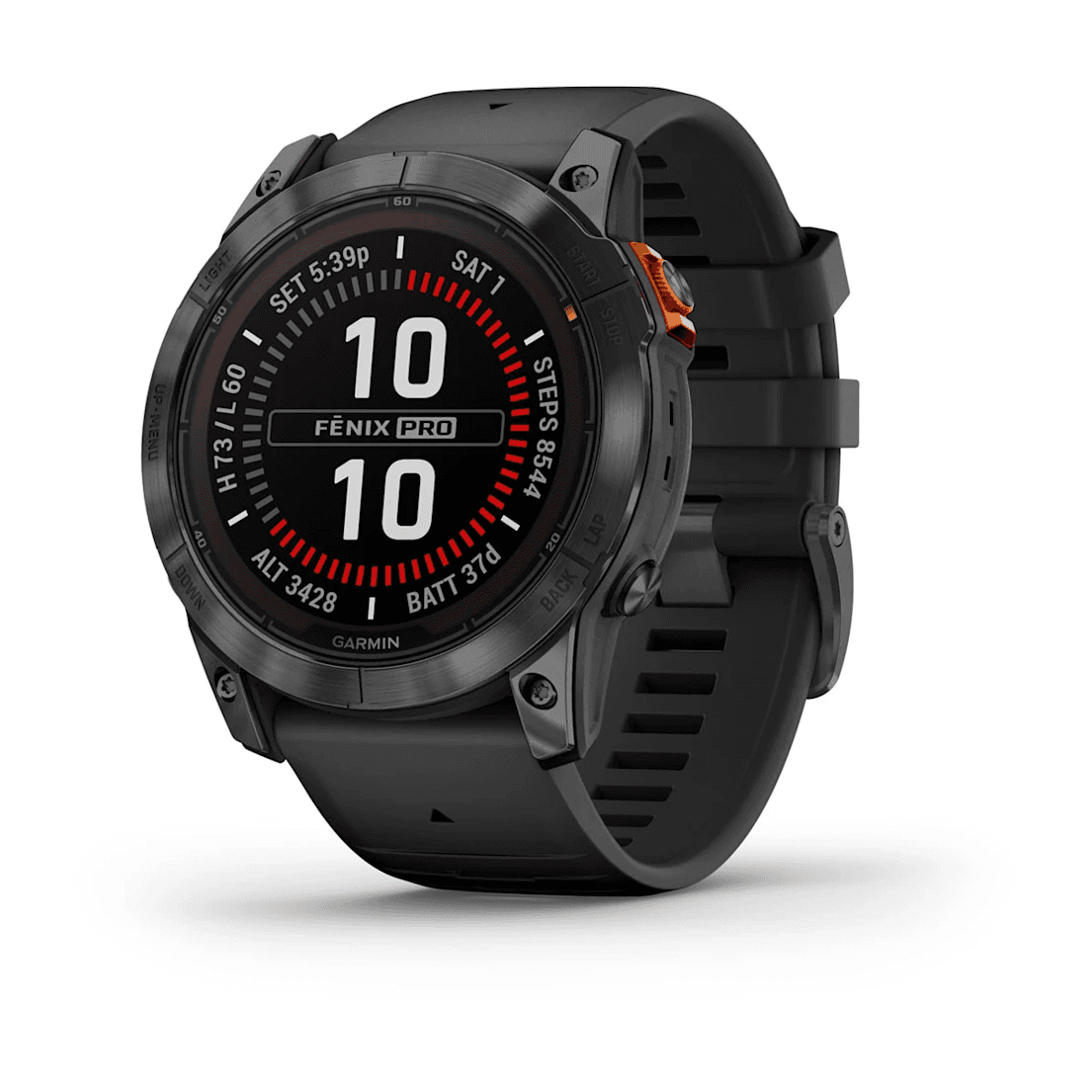 GARMIN Fenix 7X Pro (Slate Gray with Black) - SOLAR (51 mm) — купить Garmin в Москве