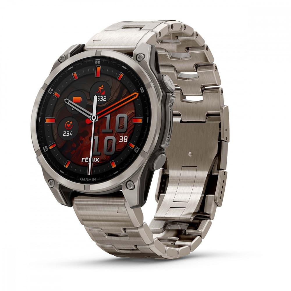 GARMIN Fenix 8 (Sapphire, Titanium with Vented titanium bracelet) - AMOLED — фото 2