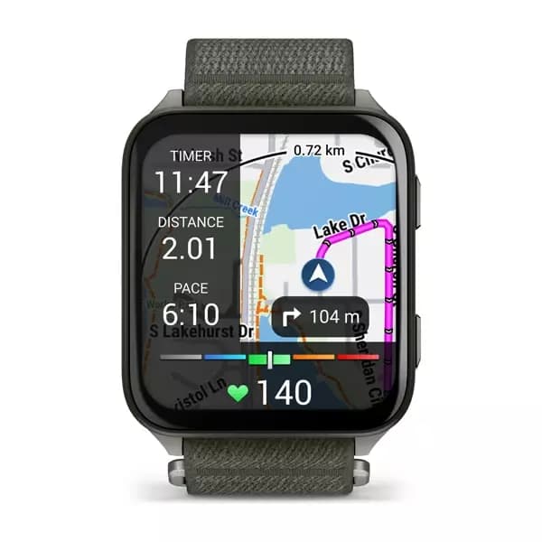 GARMIN Venu X1 - Moss with Titanium Caseback and Moss ComfortFit Nylon Band — фото 2