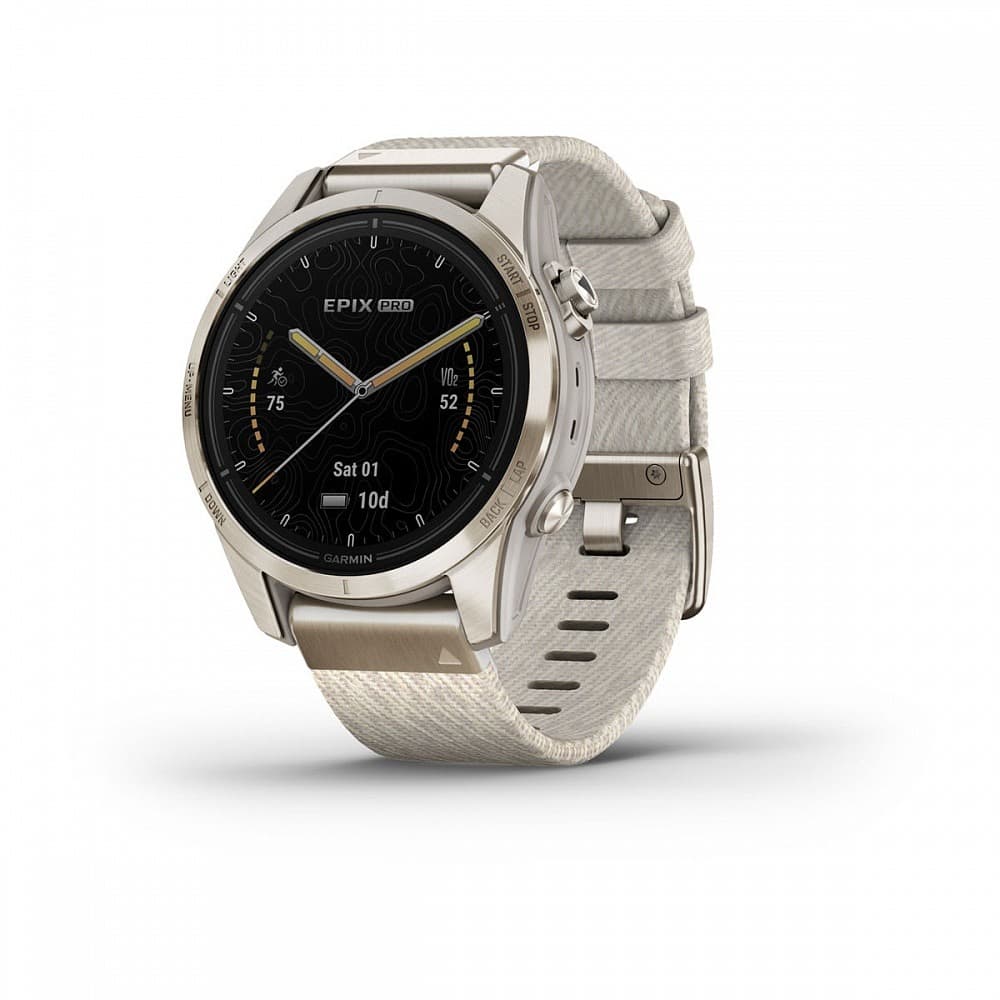 GARMIN Epix Pro Gen 2 Sapphire (Soft Gold with Cream Heathered) — купить Garmin в Москве