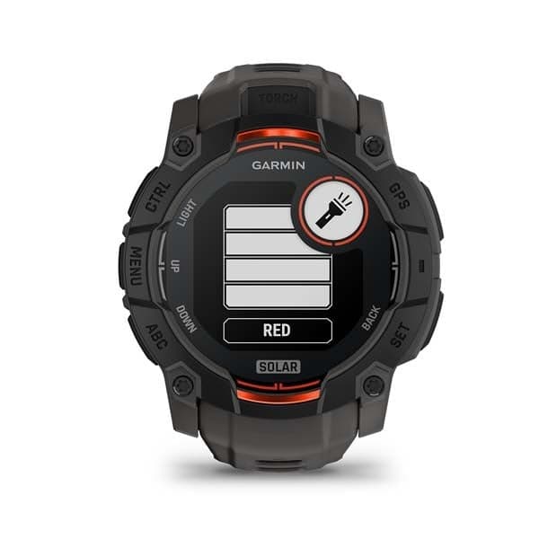 GARMIN Instinct 3 (Black with Charcoal Band) - SOLAR 50 mm — фото 2