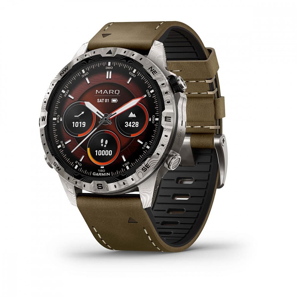 GARMIN MARQ Adventurer (Gen 2) (Damascus Steel Edition) — купить Garmin в Москве