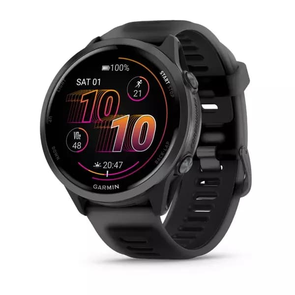 GARMIN Forerunner 570 Slate Grey Aluminium with Translucent Black/Black Band - 47 mm — купить Garmin в Москве
